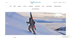 Desktop Screenshot of freeheellife.com